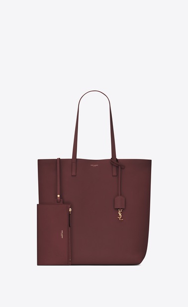 shopping bag saint laurent N/S in supple leather